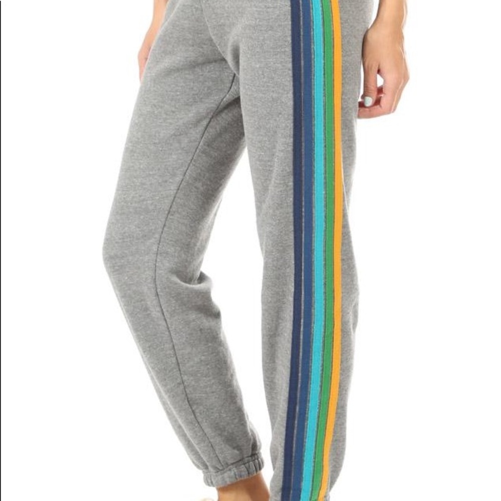 Aviator nation striped sweatpants